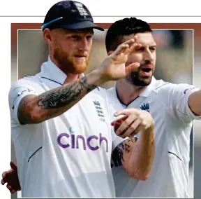  ?? GETTY IMAGES ?? Calling the shots: Skipper Stokes with Wood