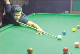  ??  ?? Hassan Badami defeated Vaibhav Waingade of Khargar 3-0