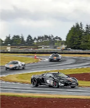  ??  ?? Bruno Senna and Derek Bell took customers on whirlwind laps of Bruce McLaren Motorsport Park in Taupo on the weekend as part of the Epic NZ Tour.