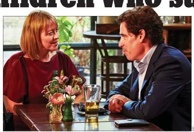  ?? ?? SEVERANCE PAYS: Nicola Walker and Stephen Mangan in BBC drama The Split, about the divorce industry