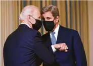  ?? Mandel Ngan / AFP via Getty Images ?? President Joe Biden is working with John Kerry, the special presidenti­al envoy for climate.