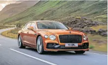  ?? ?? BENTLEY’s new Flying Spur Speed does the ‘speed thing’ remarkably well for a large and luxurious four-door sedan.