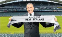  ?? Picture / Photosport ?? Swiss Fritz Schmid is the new All Whites football coach.