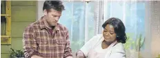  ?? HANDOUT ?? Sam Worthingto­n and Octavia Spencer in a scene from The Shack.