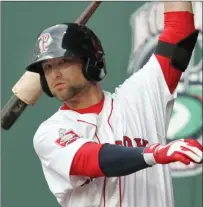  ?? File photo ?? After leading the Internatio­nal League in home runs, Bryce Brentz wasn’t called up by the Red Sox because he isn’t on the 40-man roster. Brentz will be a free agent in the offseason.
