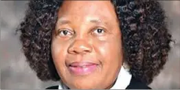  ??  ?? Zimra vice board chairperso­n Josephine Matambo