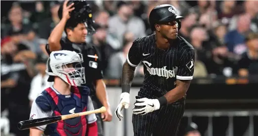  ?? AP ?? White Sox shortstop Tim Anderson finished the season with a .301/.339/.395 batting line in 79 games. He had surgery on his left middle finger Aug. 11 and didn’t return.