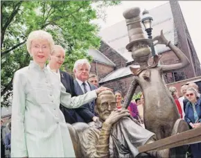  ?? Nancy Palmieri / Associated Press archive ?? Audry Geisel, widow of Theodore Geisel, better known as children’s book author Dr. Seuss, visits Springfiel­d, Mass., in 2002.