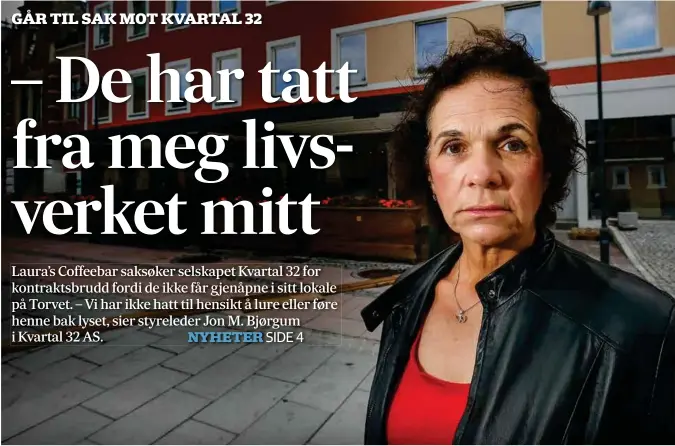  ?? Foto: Reidar Kollstad ?? Laura Capuano har drevet Laura’s Coffeebar AS i 17 år.