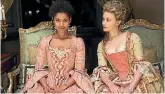  ??  ?? Gugu Mbatharaw and Sarah Gadon star in Belle.