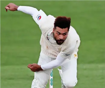  ?? ?? Mohammad Amir has signed for three matches