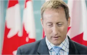  ?? CHRIS YOUNG/THE Canadian Press ?? Getting tough on drunk drivers is one plan that Peter MacKay, federal minister of justice and Attorney General of Canada, has. “We’re looking at legislatio­n that will send a very
strong message about how serious (impaired driving) is,” he vowed.