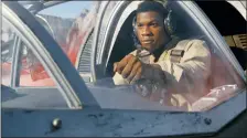  ?? LUCASFILM VIA AP ?? This image released by Lucasfilm shows John Boyega as Finn in a scene from, "Star Wars: The Last Jedi"