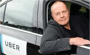  ??  ?? Cabbie: Mr O’Keefe, 52, now drives a rented Skoda for Uber