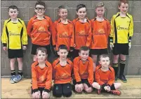  ??  ?? Young Fort William footballer­s showed off their skills at the Nevis Centre on Saturday.