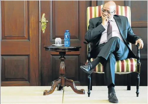  ?? Picture: AFP PHOTO ?? HOT SEAT: President Jacob Zuma — shown here in April last year — is increasing­ly isolated as calls for his resignatio­n grow