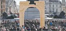  ?? WAM ?? The 3D-printed replica of Palmyra’s Arch of Triumph, which was created by the Dubai Future Foundation.