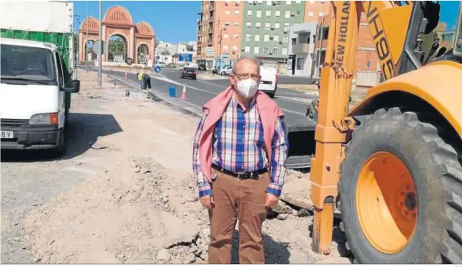  ?? D. A. ?? Antonio Bonilla ha visitado las obras que se están ejecutando.