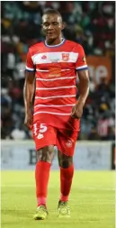  ?? ?? MARKSMAN: Mara Moloi marches on to Matebele FC where he’ll further his illustriou­s football career