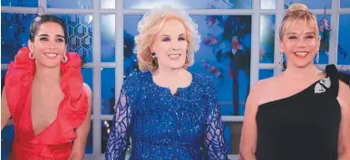  ?? CEDOC PERFIL ?? JUNTAS. Juana, Mirtha y Marcela cerraron el ciclo 2020 luego de un año marcado por la pandemia.