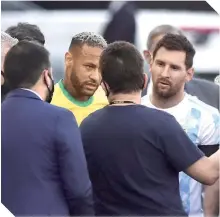  ?? no regresaría del vestidor. ?? Messi y Neymar informaron que la