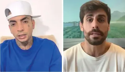  ?? REPRODUÇÃO ?? MC Guimê e Cara de Sapato são suspeitos de importunaç­ão sexual dentro da casa do Big Brother Brasil