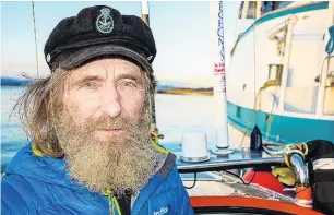  ?? PHOTO: IGNACIO PALMA ?? The adventurer . . . Russian adventurer Fedor Konyukhov at Cape Horn, following his 154day row from Port Chalmers to Chile.