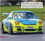  ?? ?? Porsche was guided to win by ex-pickup racer