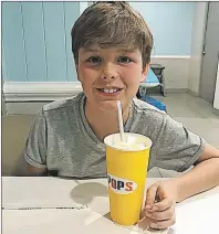  ?? SUBMITTED PHOTO ?? Cole Doyle of Charlottet­own made headlines across the country after Air Canada bumped the 10-year-old from a March break flight that was booked in August for his family of four.