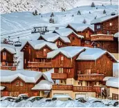  ?? ?? Revival: Cosy chalets in La Plagne