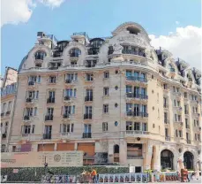  ?? FOTO: DPA ?? Im Grandhotel Lutetia waren Prominente einquartie­rt, aber auch HitlerGegn­er und deutsche Besatzer.