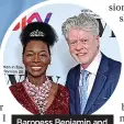  ?? ?? Baroness Benjamin and husband, Keith Taylor