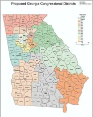  ?? Special ?? The Georgia House and Senate Democratic caucuses released their own proposed congressio­nal map ahead of the special legislativ­e session starting Nov. 3.