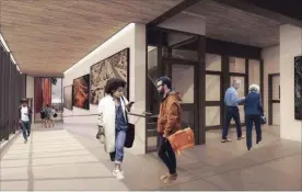  ?? SPECIAL TO TORSTAR ?? Artists' rendering of the upcoming $12.5 million Culture Hub & Market Hall in Niagara Falls.