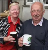  ??  ?? Imelda Kelleher, Blarney and James O’Sullivan, Mallow supported the truck run.