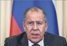  ??  ?? Le ministre russe des Affaires étrangères Sergueï Lavrov a indiqué que la décision des expulsions de son territoire des diplomates britanniqu­es a été prise « sur un principe d’égalité ». (Photo AFP)