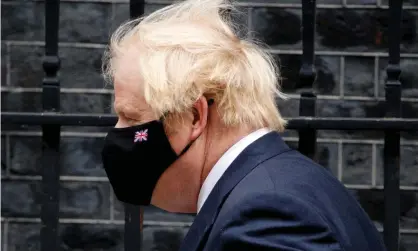  ??  ?? Boris Johnson last week - he is now self-isolating after a hasty U-turn following a public outcry. Photograph: David Cliff/NurPhoto/Rex/ Shuttersto­ck