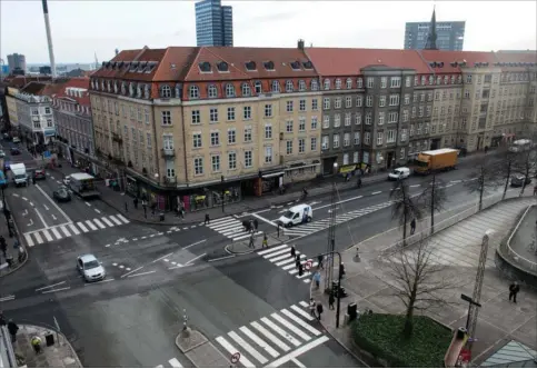  ?? FOTO: CASPER HOLMENLUND CHRISTENSE­N ?? Cyklister i Aarhus midtby kan se frem til bedre forhold, når der frem til 2021 bliver udført store anlaegspro­jekter til fordel for de tohjulede.