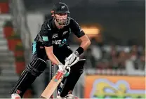  ?? AP ?? Black Caps allrounder Daryl Mitchell (59no) took 27 from the last over of their innings yesterday in Ranchi.