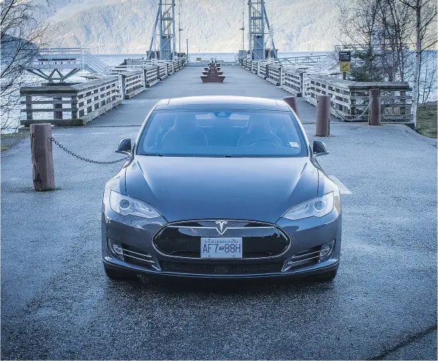  ?? BRENDAN McALEER / DRIVING. CA ?? No make of Tesla has been purchased by the federal government using tax dollars since November 2015, writes Lorraine Sommerfeld.