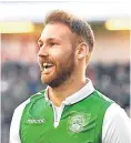  ?? Picture: SNS. ?? Martin Boyle opened the scoring for Hibs in their win over Aberdeen.