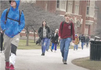  ?? SCOTT OLSON/GETTY IMAGES FILE PHOTO ?? Lane Tech College Prep is among Chicago Public Schools’ 11 selective enrollment high schools.