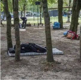  ?? Ivan Put ?? Ook in het Maximiliaa­npark is het voor asielzoeke­rs niet veilig. ©