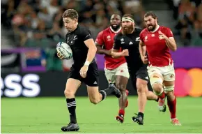  ?? GETTY IMAGES ?? Beauden Barrett has been a class act for the All Blacks in the No 15 jersey.