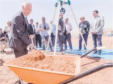  ?? Foto: Provinzreg­ierung ?? Auf der Baustelle ist jüngst der erste Spatenstic­h vorgenomme­n worden.