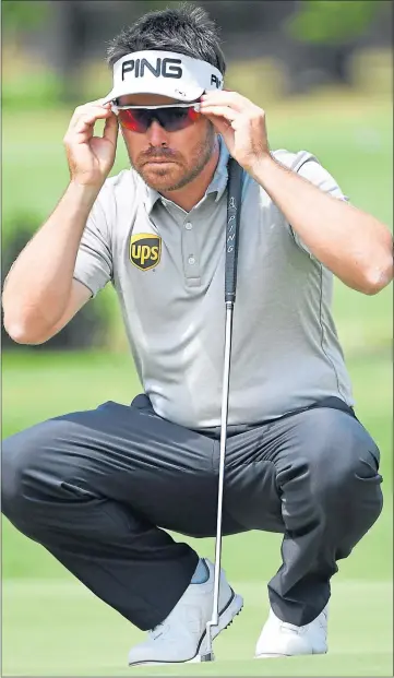  ??  ?? Louis Oosthuizen is in pole position to secure the South African Open