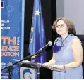  ?? ?? Dr. Ana Isabel Sánchez Ruiz, Chargés d’affaires of the EU Delegation to the Philippine­s.