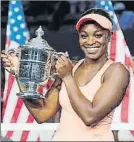  ?? FOTO: EFE ?? Sloane Stephens, campeona