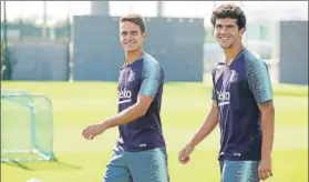  ??  ?? Denis Suárez y Aleñá tienen opciones de entrar en la lista de hoy FOTO: FCB