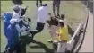  ??  ?? FREE-FOR-ALL: A video shows golfers in a punch-up at Athlone Golf Club, Durban, last weekend. It also surfaced on Women’s Day.